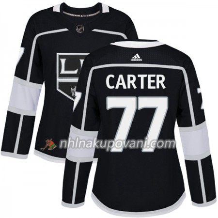 Los Angeles Kings Dresy Jeff Carter 77 Adidas 2017-2018 Černá Authentic - Dámské